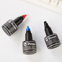 Encre de recharge pour marqueur permanent 30 ml, indélébile, imperméable, encre noire, bleue, rouge pour stylos marqueurs rechargeables, fournitures d'entrepôt en gros