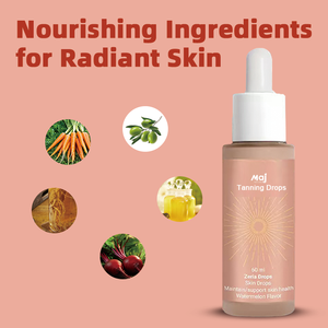 OEM goccia abbronzante senza sole gocce autoabbronzanti viso Beta-carotene gocce abbronzanti abbronzanti abbronzanti abbronzanti integratore a base di erbe - Product Image 6