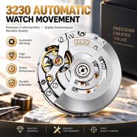 Montre mécanique lumineuse de haute qualité pour homme, en acier inoxydable, 41 mm, mouvement 3230, style décontracté et professionnel, vente chaude, usine ERF