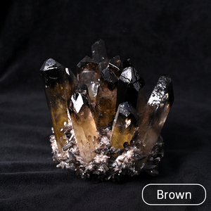 Nouveau design – Grappe de quartz Aura Angélique en cristal, spécimen floral pour la décoration - Product Image 6