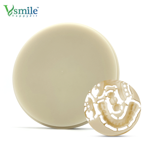 Disco Flessibile in <span class=keywords><strong>PMMA</strong></span> Acrilico Dentale Vsmile HappyZir Certificato CE, Spessore 12mm per Laboratorio Dentale CADCAM - Product Image 2