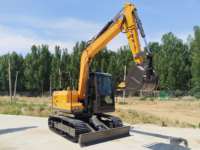 Livraison Gratuite JIAHE Excavatrice Compacte Hydraulique sur Chenilles de 7,5 Tonnes Haute Qualité pour Moteur et Engrenages Haute Efficacité Vente Chaude