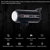 ZSYB BKL-SL500Bi Dimmable Réglable 200 watts Tir Cob Led Vidéo Photographie Professionnelle Lumière