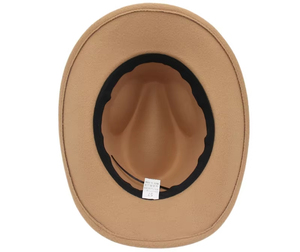 Chapeau de Cowboy et Cowgirl <span class=keywords><strong>Classique</strong></span> en Feutre Rose et Blanc à Large Bord, Style <span class=keywords><strong>Western</strong></span> Rodéo Mexicain pour Hommes, Femmes, Adultes et Enfants, Style Décontracté - Product Image 4
