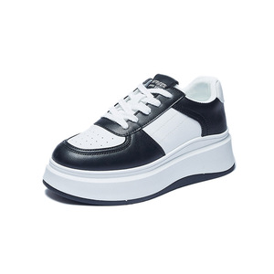 2023 printemps nouvelles petites chaussures blanches femmes à la mode semelle épaisse Matsuke chaussures étudiant respirant et confortable - Product Image 2