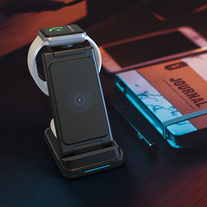 ขายดีที่สุด15W แท่นชาร์จไร้สายแบบ3 in 1พับได้แท่นชาร์จไร้สายแม่เหล็กสำหรับ Apple <span class=keywords><strong>iPhone</strong></span> - Product Image 4