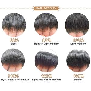ทูเป้ผมแท้สีเทาธรรมชาติสำหรับผู้ชาย ระบบเปลี่ยนผมจากอินเดีย - Product Image 4