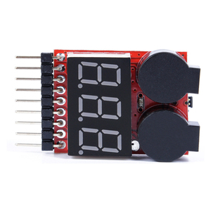<span class=keywords><strong>Lipo</strong></span> Batterij Spanningstester Volt Meter Indicator Checker Dual Speaker 1S-8S Laagspanning Zoemer Alarm 2in1 2S 3S 4S 8S - Product Image 6