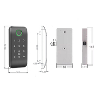 Cerradura Digital Inteligente para Armario con Huella Dactilar TTLOCK, Precio de Fábrica, con APP, BLE, Tarjeta Electrónica y Contraseña, para Gimnasio y Hogar