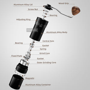<span class=keywords><strong>Moulin</strong></span> à café <span class=keywords><strong>manuel</strong></span> HIGHWIN, réglage de la finesse de mouture réglable externement, <span class=keywords><strong>moulin</strong></span> à café portatif - Product Image 5