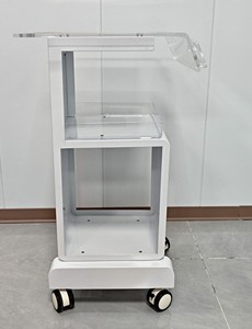 Chariot acrylique de haute qualité avec roues Service chariot alimentaire pour organisateur cosmétique Spa & Salon de beauté chariot à cils - Product Image 3