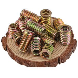 Inserts filetés M6 en acier zingué, écrous auto-taraudeurs en acier inoxydable à dents intérieures et extérieures pour applications minières - Product Image 5