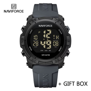 <span class=keywords><strong>Montre</strong></span> numérique LCD NAVIFORCE NF7104 pour <span class=keywords><strong>homme</strong></span>, décontractée, avec date, alarme, étanche, bracelet en silicone, <span class=keywords><strong>montre</strong></span> <span class=keywords><strong>électronique</strong></span> pour <span class=keywords><strong>homme</strong></span> - Product Image 5