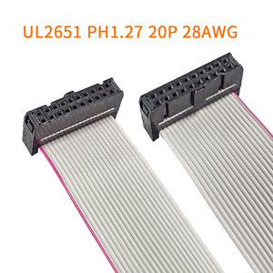สายเคเบิล IDC FC-20P 20 พิน ระยะห่าง 2.54 มม. สายเชื่อมต่อแบบแบนสีเทา สายริบบิ้นส่งข้อมูล - Product Image 3