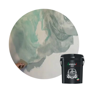 Pintura de <span class=keywords><strong>estuco</strong></span> de alto brillo, ecológica, resistente a los arañazos, para decoración del hogar, con aplicación de brocha. - Product Image 4