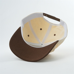 Mũ bóng chày 5 tấm thêu 3D tùy chỉnh, mũ thể thao có cấu trúc, thêu hai màu, đỉnh mũ trung bình - Product Image 6