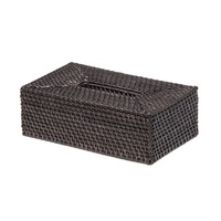 Porte-serviettes en rotin, boîte à mouchoirs, distributeur de serviettes, style bohème pour restaurant, OEM personnalisé, logo personnalisé, emballage en carton