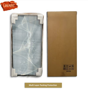 यूनिआर्ट कस्टम लिविंग रूम के लिए अमूर्त एलईडी लाइट सजावटी पेंटिंग बनाई - Product Image 6