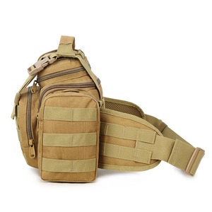 Sac à bandoulière et sac banane convertible <span class=keywords><strong>3</strong></span>-en-1 de style tactique, sac <span class=keywords><strong>utilitaire</strong></span> multi-poches pour l'extérieur avec pochettes détachables - Product Image 4