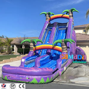 สไลเดอร์น้ำเป่าลมสุดเจ๋งสำหรับงานปาร์ตี้กลางแจ้งที่บ้าน ให้เช่าพร้อมปรับแต่งขนาดและสีได้ - Product Image 6