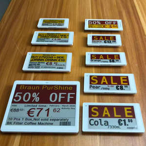 Etiquetas Electrónicas para Estantes elwctronic de 2.6 Pulgadas, Etiqueta Electrónica para Estantes con Bluetooth 5.0, API, Eink, ESP32, EPD, NFC, Etiquetas de Precio Digitales Esl - Product Image 1