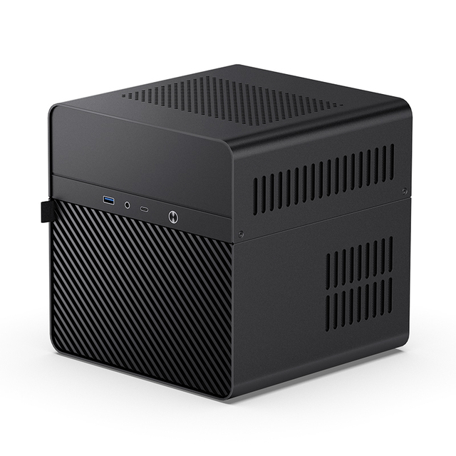 Hot N2 Aluminum Mini ITX NAS Case Home Office Entertainment Game Computer Server Supports 5 Hard Disk SFX Power PC Material