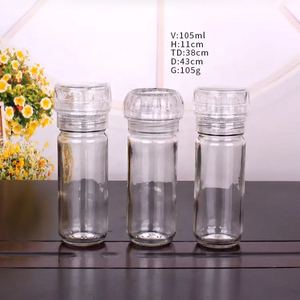 เครื่องบดเกลือหรือพริกไทยขนาด80มล. 100มล. พร้อมตัวแก้ว - Product Image 2