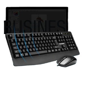 Couso GT600 Wired Keyboard Mouse Combo 104 <b>Keys</b> <b>USB</b> Office Set - Product Image 5