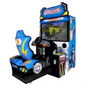 Máquina de Juego Arcade de Carreras Metálica con Monedas para Interiores, Simulador de Conducción en Pista de Velocidad en Venta - Product Image 5