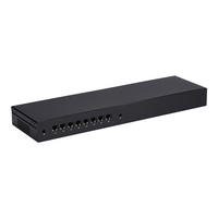 Ordinateur en rack 1U Q30600GER avec 8 ports Gigabit RJ45 et châssis en aluminium