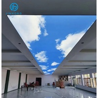 Nouveau film souple plafond blanc film transparent plafond étirable film pvc tissu tissu led boîte à lumière éclairée