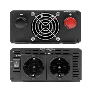 Inversor <span class=keywords><strong>de</strong></span> Corriente SHiOUMAO <span class=keywords><strong>de</strong></span> 12v a 220v 1000W, <span class=keywords><strong>Convertidor</strong></span> <span class=keywords><strong>de</strong></span> Corriente CC a CA con Enchufe Europeo, Alta Eficiencia, Respaldo <span class=keywords><strong>de</strong></span> Batería Solar <span class=keywords><strong>para</strong></span> Furgonetas y Exteriores - Product Image 3