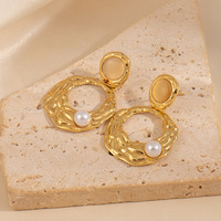 Pendientes de Acero Inoxidable Elegantes Vintage al por Mayor, Joyería de Moda para Mujer