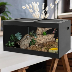 Terrario REPTIZOO Smontabile da 50 Galloni, Gabbia Impilabile 90x45x45 in Legno, Habitat <span class=keywords><strong>per</strong></span> Draghi Barbuti - Product Image 6