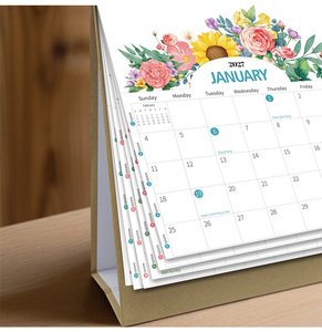 Nuevo Calendario de Escritorio Personalizado 2027 con Notas Adhesivas y Bloc de Notas para Oficina - Product Image 6