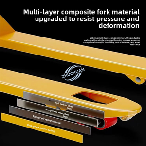 รถยกพาเลทแบบแมนนวล 2 ตัน ขายดีจากโรงงาน ยกของหนักได้อย่างมีประสิทธิภาพและปลอดภัย - Product Image 4