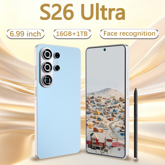 2026 Best Buy S26 Ultra Android Smartphone 16GB+1TB Storage 7.3" Screen Multi-Language Face Unlock
