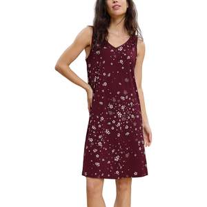 Camisón Personalizado para Mujer, Cuello en V, Sin Mangas, de Bambú, Suave, Cómodo y Transpirable, Ropa de Dormir - Product Image 1