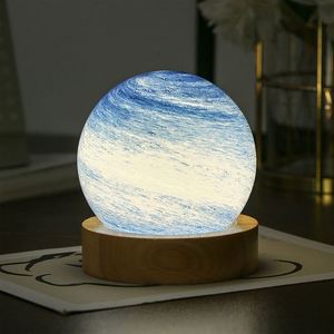 Lámpara de Noche de Cristal con Diseño de Planeta, para Mesa de Noche, Electrónica de Consumo Promocional 2024, para Negocios - Product Image 6