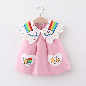 Productos Más Vendidos, Vestido de Baile Latino de Algodón con Cuello de Dibujos Animados para Niñas, Estilo Princesa, de China - Product Image 1
