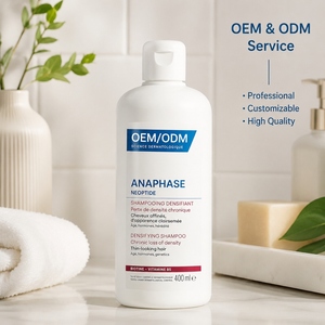 Champú <span class=keywords><strong>Densificador</strong></span> OEM ODM para la Caída Crónica del Cabello, con Biotina y Vitamina B5, 400 ml, Dermatológicamente Probado - Product Image 1