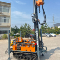 Machine de forage de puits d'eau sur chenilles BDM-160T avec une profondeur de 200 mètres, prix usine pour une exploitation efficace des forages