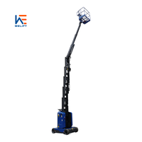 Ucuz Fiyat 10.5m 1.2m 200KG Havaalanı Taşınabilir Mobil Adam Kaldırma Platformu Salıncaklı Bomlu Kaldırıcı