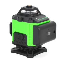 Niveau laser 4D à 16 lignes, de haute précision 360 degrés à lumière verte horizontale et verticale