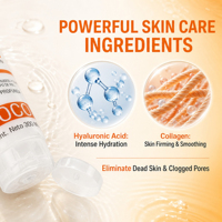 Gel Exfoliant Corporel au Coco Flower Secret 300ml Acide Hyaluronique Collagène - OEM/ODM & Agences Globales Recherchées