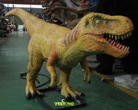 T-rex animatronique réaliste en silicone, dinosaure réaliste pour exposition intérieure/extérieure, maison, jardin, parc d'aventure, aéroport, métal