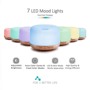 Difusor <span class=keywords><strong>de</strong></span> fragancias <span class=keywords><strong>de</strong></span> grano <span class=keywords><strong>de</strong></span> <span class=keywords><strong>madera</strong></span>, humidificador <span class=keywords><strong>de</strong></span> aire eléctrico ultrasónico <span class=keywords><strong>de</strong></span> aceite aromático con luces LED <span class=keywords><strong>de</strong></span> 7 colores para el hogar, 500ml - Product Image 4