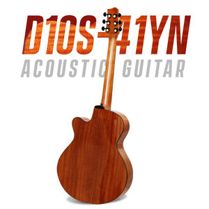 Smiger High-end Asequible Solid Spruce Mahogany Top ABS Binding Synthetic con ilustraciones en Fret Board 41 ''Guitarra acústica - Product Image 5