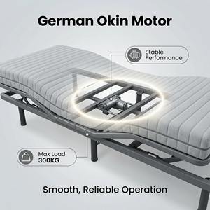 Sommier réglable zéro gravité pour soulager les maux de dos et lutter contre le ronflement, commande sans fil, design moderne pour la maison et l'hôtel - Product Image 3