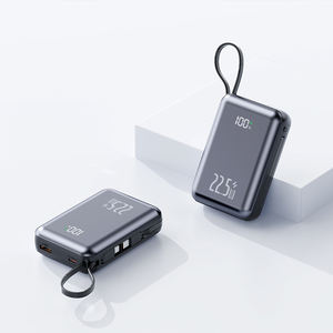 Banco de Energía Portátil de Carga Rápida PD de 22.5W con Logotipo Personalizado, 20000mah, Tipo C, Estación de Energía, Cable para Teléfono, Salida de 20W - Product Image 5